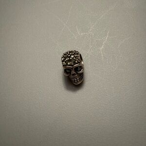 Skull Pendant with Rhinestones